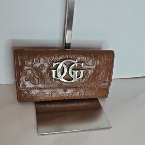 Guess Tan Embossed Wallet